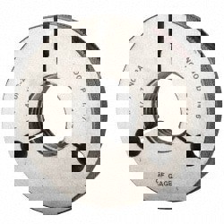 Threaded Ring Gage: 1-1/4-7 Thread, UNC, Class 2A, Go & No Go